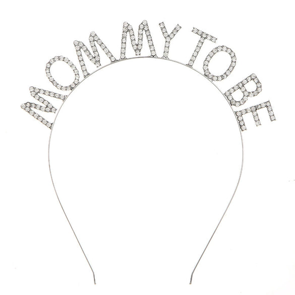 Alloy Hairbands For Expectant Mothers With Painting Process And Simple Style