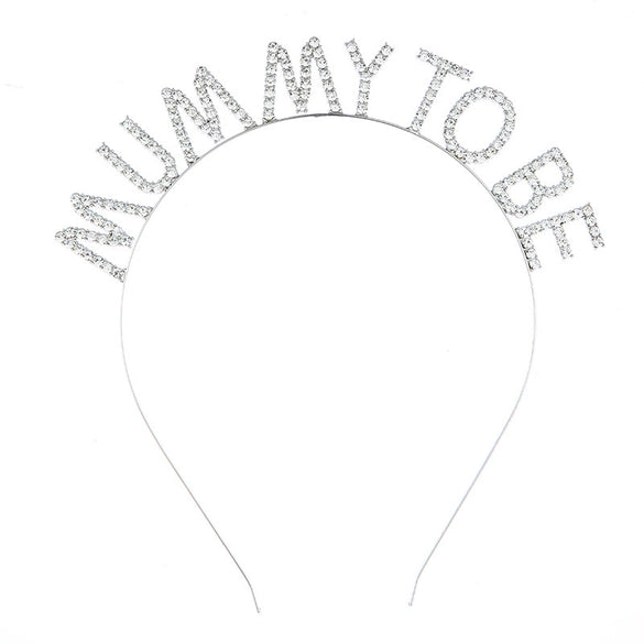 Alloy Hairbands For Expectant Mothers With Painting Process And Simple Style