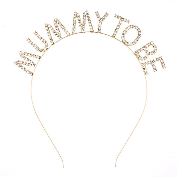 Alloy Hairbands For Expectant Mothers With Painting Process And Simple Style