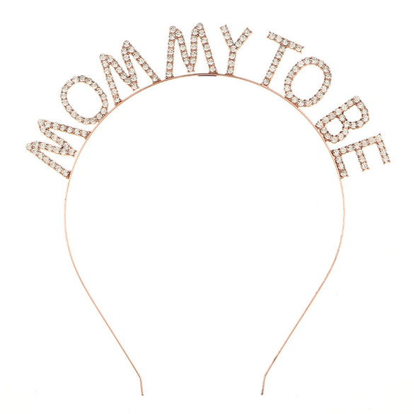 Alloy Hairbands For Expectant Mothers With Painting Process And Simple Style