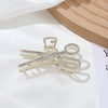 Alloy Hairpin Elegant Diamond Pearl Cross Double Classic Inlay Design