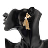 Alloy Half Bow Geometric French Retro Style Electroplated Women's Ear Jewelry