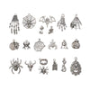Alloy Halloween Jewelry Charms With Skull Skeleton Hand Pumpkin And More Electroplated Accessories