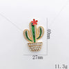 Alloy Handmade Cactus Jewelry And Mobile Phone Shell Accessories Material