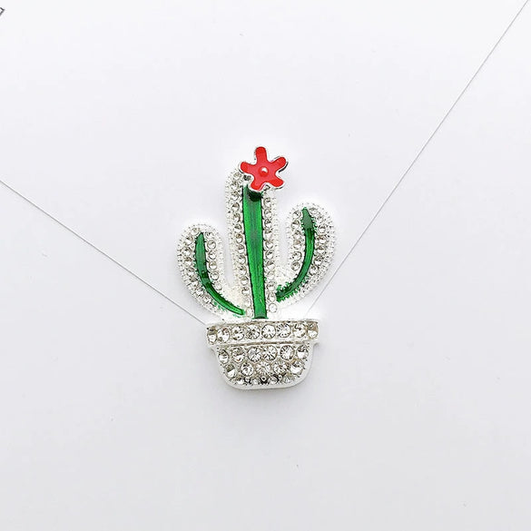 Alloy Handmade Cactus Jewelry And Mobile Phone Shell Accessories Material