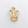 Alloy Handmade Cactus Jewelry And Mobile Phone Shell Accessories Material