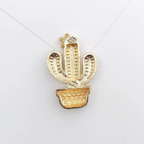Alloy Handmade Cactus Jewelry And Mobile Phone Shell Accessories Material