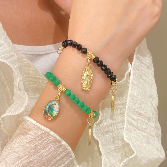 Alloy Handmade Cross Bracelet Unisex