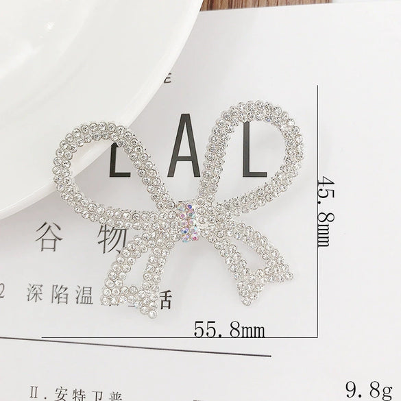 Alloy Handmade Diamond Bow Jewelry Accessories For Mobile Phone Shell