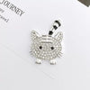 Alloy Handmade Diamondencrusted Tiger Pattern Jewelry And Mobile Phone Shell Accessories