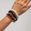 Alloy Handmade Dripping Oil Casual Style Unisex Bracelets With Bamboo Design