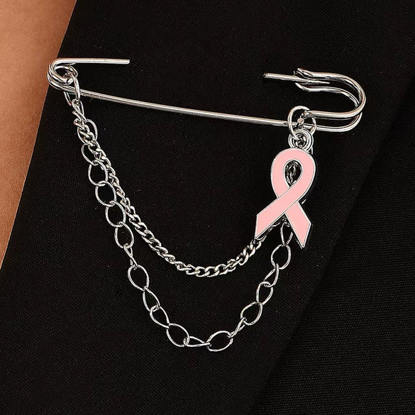 Alloy Handmade Fashion Geometric Unisex And Women's Breast Cancer And Aids Prevention Jewelry Necklace And Bracelet