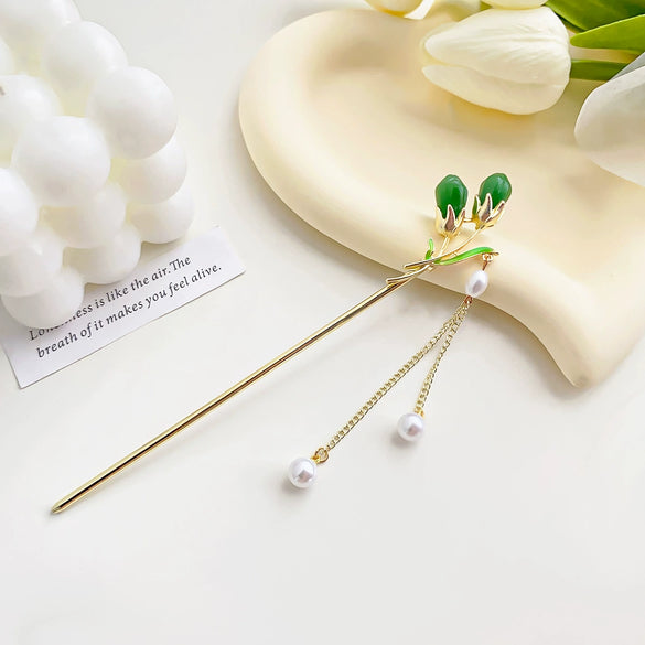 Alloy Handmade Flower Metal Hairpin For Women