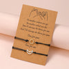Alloy Handmade Geometric Style Gold And Silver Mixed Color Wax Thread Woven Adjustable Couple And Women's Bracelet