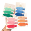 Alloy Handmade Gradient Color Frosted Paint Hair Clip Set For Women