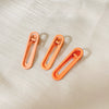 Alloy Handmade Gradient Color Frosted Paint Hair Clip Set For Women