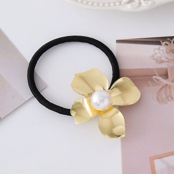 Alloy Handmade High Elasticity Plants And Flowers Hair Ring Jewelry