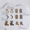 Alloy Handmade Jewelry Accessories With Moon Bear Shape Electroplated