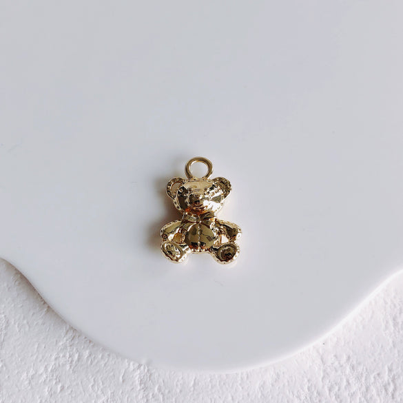 Alloy Handmade Jewelry Accessories With Moon Bear Shape Electroplated