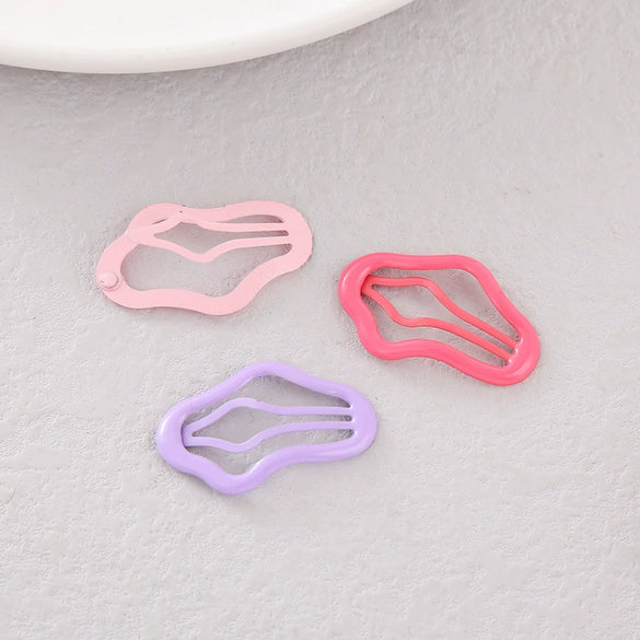 Alloy Handmade Multicolor Cloud Hollow Women's Bb Clip Hairpin