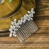 Alloy Handmade Plaid Bridal Hair Comb Women's Wedding Hair Accessories