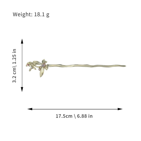 Alloy Handmade Simple Bow Style Tassel Hairpin For Women