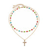 Alloy Handmade U Shape Cross Men's Clavicle Chain Jewelry