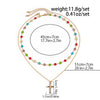 Alloy Handmade U Shape Cross Men's Clavicle Chain Jewelry