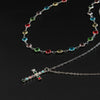 Alloy Handmade U Shape Cross Men's Clavicle Chain Jewelry