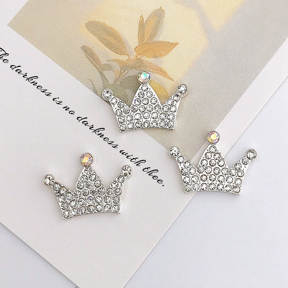 Alloy Handwoven Diamond Crown Mobile Phone Case And Shoe Accessories