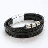 Alloy Handwoven Geometric Bracelets For Men Electroplated Highend Jewelry Accessories