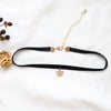 Alloy Heart Pattern Electroplated Necklace Choker Collar Neck Band With Pearl Pendant For Women