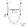Alloy Heart Pattern Pendant Multilayer Necklace With Electroplating For Women