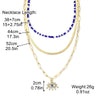 Alloy Heart Pattern Pendant Multilayer Necklace With Electroplating For Women
