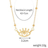Alloy Heart Pattern Pendant Multilayer Necklace With Electroplating For Women