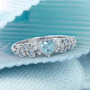 Alloy Heart Ring For Ladies With Electroplating Treatment