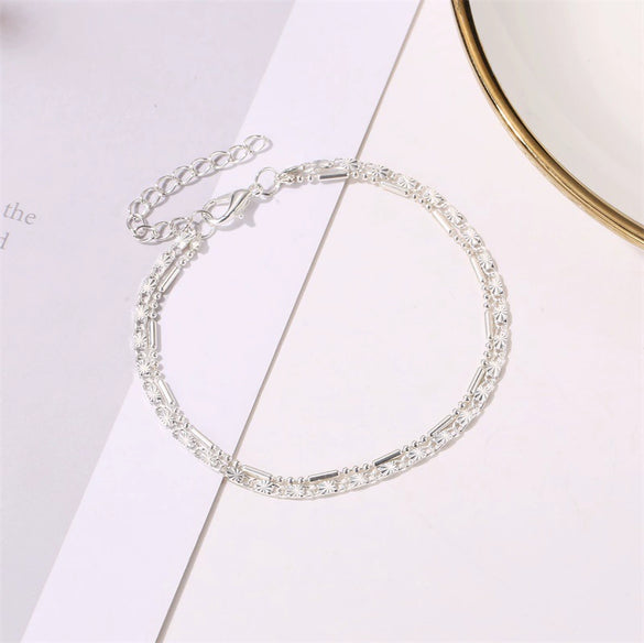Alloy Heart Shape Beads Chain Foot Accessories For Women Simple Style