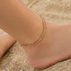 Alloy Heart Shape Beads Chain Foot Accessories For Women Simple Style