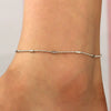 Alloy Heart Shape Beads Chain Foot Accessories For Women Simple Style