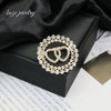 Alloy Heart Shape Diamond Encrusted Retro Love Brooch Electroplated Women's Jewelry