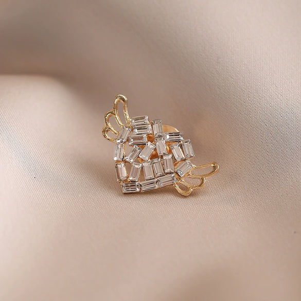 Alloy Heart Shape Electroplated Women's Brooch Clothing Accessories