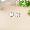 Alloy Heart Shape Retro Ancient Style Beaded Pendant Jewelry Accessories Necklace Bracelet Electroplated