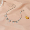 Alloy Heart Shape Rhinestone Anklet Women's Two Piece Set
