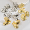 Alloy Heartshaped And Fanshaped Electroplated Earrings For Women