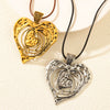 Alloy Heartshaped Electroplated Simple Style Unisex Necklace