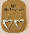 Alloy Heartshaped Retro Electroplating Ladies Earrings