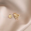 Alloy Heartshaped Wing Brooch For Women With Electroplating Minimalist Style