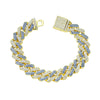 Alloy Hip Hop Diamond Geometric Men's Bracelet