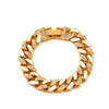 Alloy Hip Hop Geometric Diamond Cuban Bracelet Unisex Jewelry