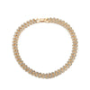 Alloy Hip Hop Geometric Diamond Cuban Bracelet Unisex Jewelry